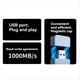 thumbnail image 3 of Carcasa para SSD M.2 NVME/ 2230 2242, Adaptador USB-A, 10 Gbps, USB 3.2 Gen2, Carcasa Externa M.2 para SSD M2 2230 2242 A, 3 of 10