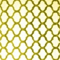 thumbnail image 1 of Ahgly Company Machine Washable Indoor Square Trellis Yellow Contemporary Area Rugs, 7' Square, 1 of 4