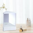 thumbnail image 4 of Dianhelloya True Reflection Non-Reversing Desktop Mirror - High Clarity Makeup Mirror for Vanity, Skincare & Travel - Ultra-Thin Design with Distortion-Free Accuracy - ABS Material, Portable Size, 4 of 7