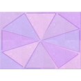 thumbnail image 1 of Ahgly Company Machine Washable Indoor Rectangle Transitional Violet Purple Area Rugs, 2' x 3', 1 of 7