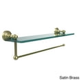 thumbnail image 3 of Waverly Place Collection Paper Towel Holder with 22-in Glass Shelf in Satin Chrome, 3 of 5