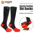 thumbnail image 4 of Savior Heat Electric Heated Socks Knee High Winter Thermal Socks for Men & Women Battery Heating Hunting Foot Warmer Gear for Cold Weather, 4 of 9