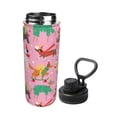 thumbnail image 2 of KLL Different Dogs Christmas Pattern 18oz Insulated Water Bottle, Stainless Steel Sports Water Cup Flask with Spout and Handle Lid for Sports Travel Car& School, 2 of 7