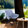 thumbnail image 3 of Sillas De Camping Playa Pesca Plegables Impermeables Set 4 Color Azul Grisaceo, 3 of 3