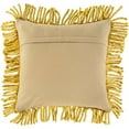 thumbnail image 5 of Surya Hylia HYL-001 20 x 20" Square Cotton Pillow Cover in Mustard Yellow/Tan, 5 of 5