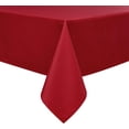 thumbnail image 2 of Red Rectangle Tablecloth Wrinkle Resistant Washable Fabric Table Cloth for Dining,Kitchen, Parties Weddings and Outdoor Use 60 Inch by 120 Inch, 2 of 6