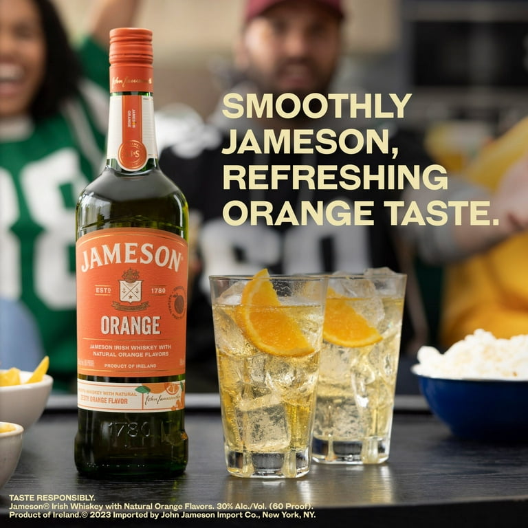 Jameson Orange Irish Whiskey, 750 mL Bottle, 30% ABV 