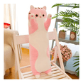 thumbnail image 4 of Almohada Larga De Peluche Gatito Cojin Juguete Suave 70 Cm Xtellar Rosa, 4 of 4