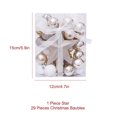 thumbnail image 4 of Bearachild 1 Uds adornos navideños estrella de cinco puntas árbol de Navidad Top 2022 Año Nuevo 29 Uds árbol de Navidad bola colgante decoración regalo Kits de decoración para fiestas No.08 Bearachild HA008672-08B, 4 of 6