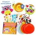 thumbnail image 1 of Paper Plate Art Kit Cartoon DIY Funny Educational Paper Plate Craft Kit for Kids, 1 of 6