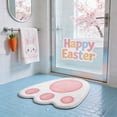 thumbnail image 4 of Anhility Easter Bunny Bathroom Rug Bath Mat Super Soft Non Slip Lightweight Machine Washable Bath Carpet Cute Rabbit Door Mat for Easter Spring Home Decoration, 15.75 x 23.62 in, 4 of 6