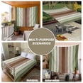 thumbnail image 6 of Sage Green Large Tapestry for Bedroom Wall Hanging Tapestry,Farmhouse Wood Grain Vintage Brown Striped Ceiling Backdrop Tapestries Poster Blanket Wall Decor for Teens Room Living Room Dorm 100" x 59", 6 of 8
