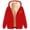 Red, variant on Womens Zip Up Hoodies Fall Winter Warm Fleece Lined Sweatshirt Jackets 2025 Trendy Heart Printed Hooded Coat with Pockets Going Out Tops Lightning Sale Dark Gray 3XL