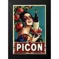 thumbnail image 2 of Vintage Apple Collection 13x18 Black Modern Framed Museum Art Print Titled - Picon Liquor, 2 of 5
