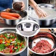 thumbnail image 6 of 16 Inch Footed Stainless Steel Mixing Bowl, Rust-Resistant Large Salad Bowl, Fruit Veg Wash Basin Dish Pan, Easy Clean Durable Father’s Day Kitchen Gift, 6 of 11