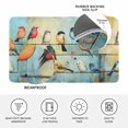 thumbnail image 4 of Colorful Birds Doormat Outdoor Entrance 16"x24", Modern Oil Painting Art Spring Absorb Moisture Dirt Door Mats, Non-Slip Rubber Backing Floor Mats Indoor, Low-Profile Front Door Rugs, 4 of 9