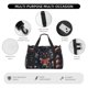 thumbnail image 4 of Fotbe Modern USA Deer Head Bolsa de Viaje con Estampado, Bolsa de Fin de Semana para Mujer con Compartimento para Zapatos, Bolsa de Gimnasio con Bolsillo Húmedo, 4 of 7
