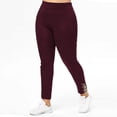 thumbnail image 2 of Womens Fashionable Solid Color Waist Tightening And Buttocks Lifting Pants, 2 of 5