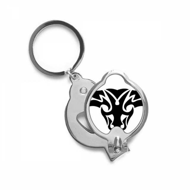 Constellation Taurus Symbole du Zodiaque Doigt Coupe-Ongles Ciseaux Coupe en Acier Inoxydable