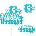 thumbnail image 3 of Adorno para Pastel KELTORA 13 Oficial Adolescente Brillante Azul, 3 of 9