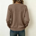 thumbnail image 7 of Vivianyo HD Women's Cardigan Sweater with V‑Neck, Long Sleeve Button Front Basic Fall Sweater For Women with Pockets, Sizes S-3XL, 7 of 7
