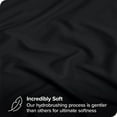 thumbnail image 3 of Bare Home 2-Pack Fitted Sheets - Premium 1800 Collection - Ultra-soft - Deep Pocket - Queen, Black, 3 of 8
