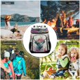 thumbnail image 7 of Backpack Cooler lunch bag 36 Can Capacity Insulated Bag for Camping, Beach, Hiking & Travel Highland Cow with Wildflowers, 7 of 7