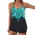 thumbnail image 2 of Warop Women's Tankini Swimsuit Set, Printed Halter Neck with Wide Straps, Two-Piece for Beach and Swimming, 2 of 4