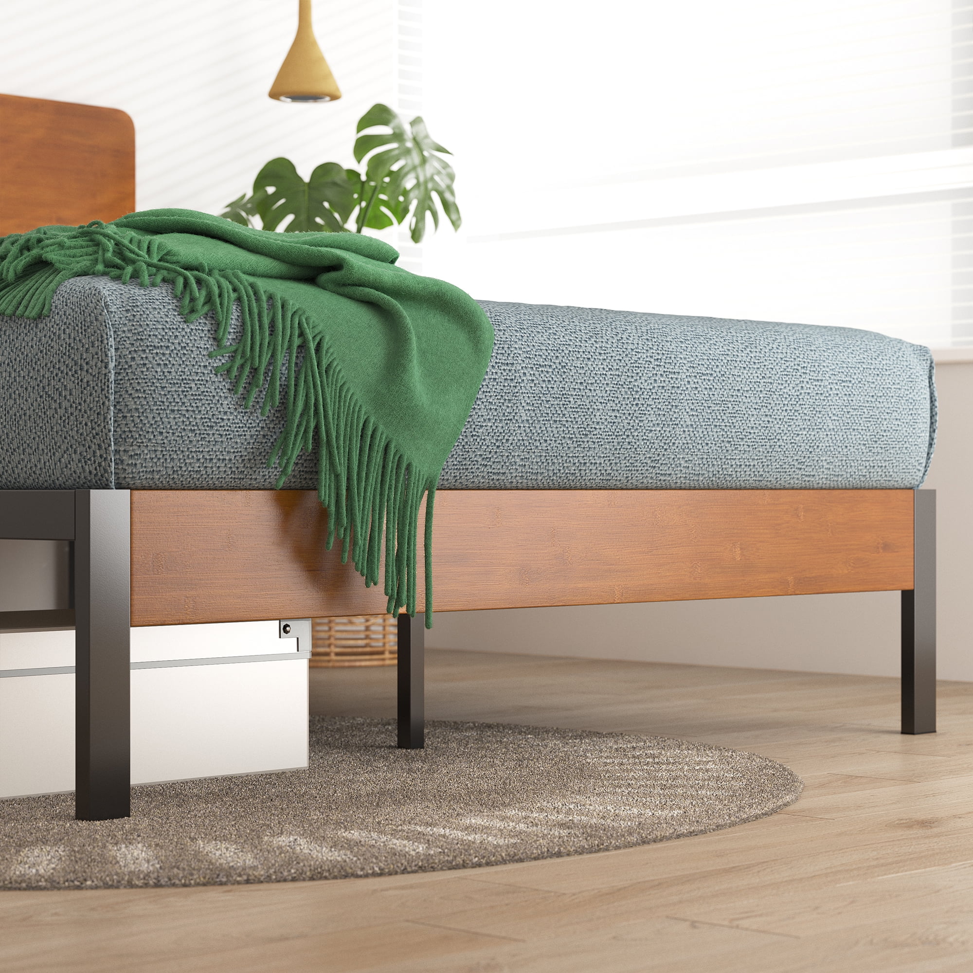 Zinus Olivia 41" Metal Platform Bed Frame, King