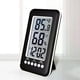 thumbnail image 2 of 1pc Multi-Functional Electronic Clock with Temperature and Humidity Display, Chronograph, Photo Frame Shape, Time Alarm, Battery Not Included, 2 of 4