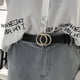 thumbnail image 2 of Cinturones de mujer para pantalones vaqueros, vestidos, pantalones, cinturón de cuero para mujer con hebilla de aleación, 2 of 6