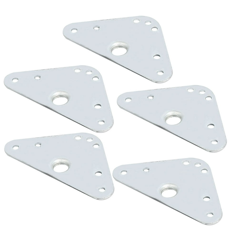 Uxcell Iron Triangle Shape Flat Corner Plate Angle Bracket Connector