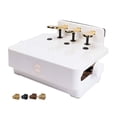 thumbnail image 1 of Soarun Adjustable Piano Pedal Extender Bench for Kids (White), 1 of 4
