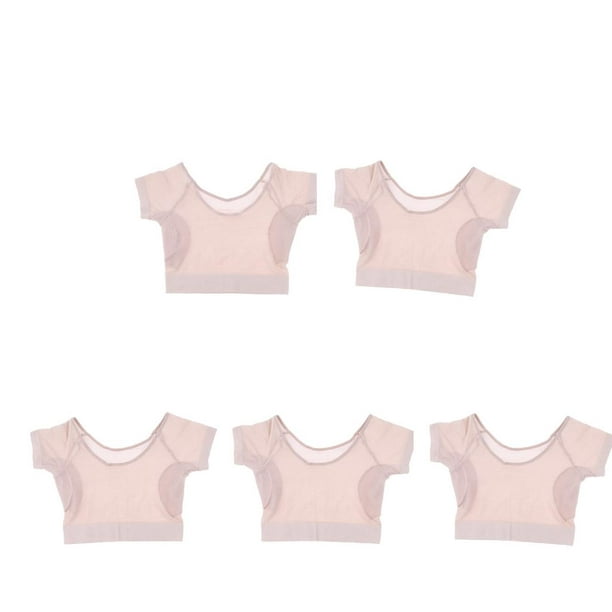 5 Pieces Washable / Reusable Armpit Shirt Anti-sweat For Women 
