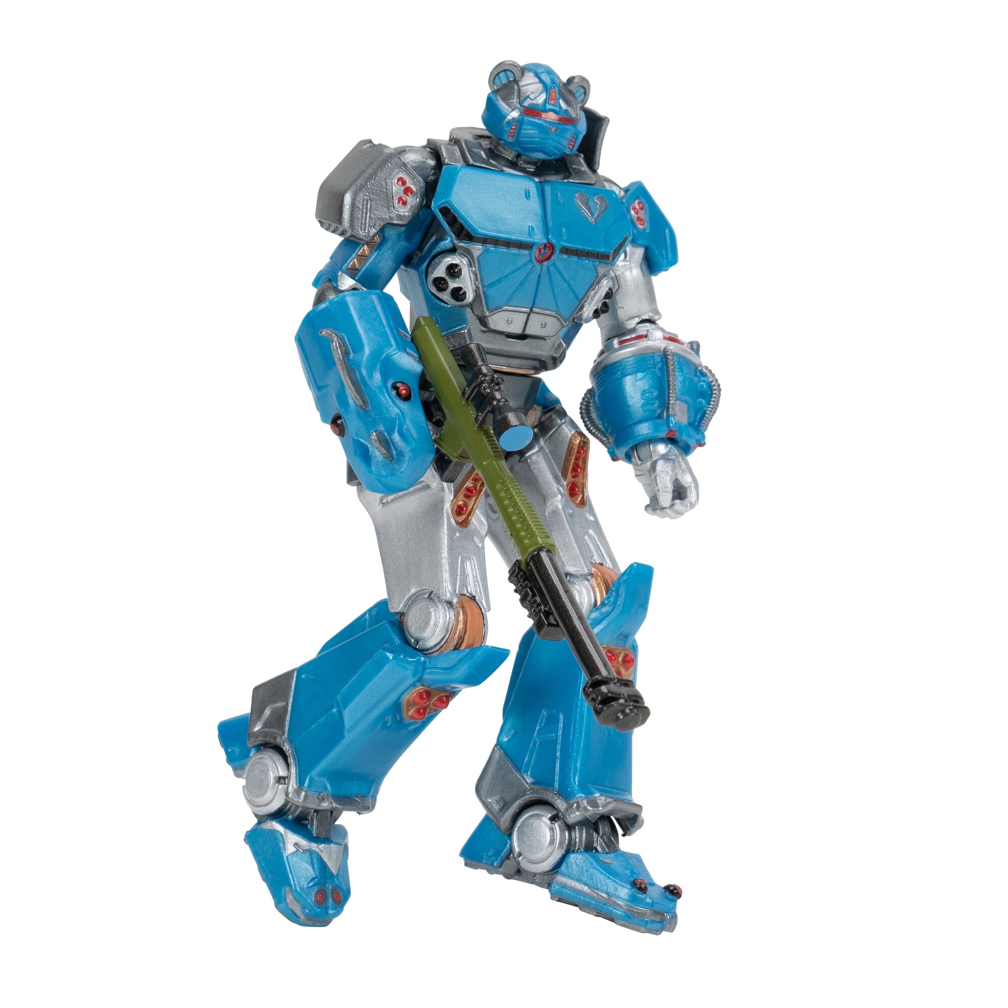 Fortnite Collectible Child Mecha Strike Commander Action Figure, PVC Multicolor, 2" x 4", 6 Count