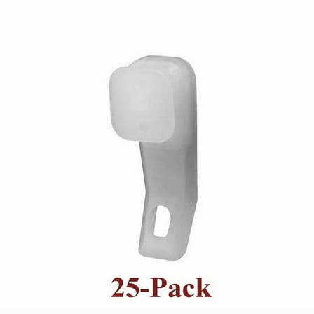25 Pack of Drapery Curtain Traverse Rod Carrier Slides