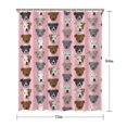 thumbnail image 5 of Pit Bull Terrier Shower Curtain 72"x84" ,Bathroom Decorative Shower Curtains Set with 12 Hooks,Modern Waterproof Washable Shower Curtain, 5 of 6
