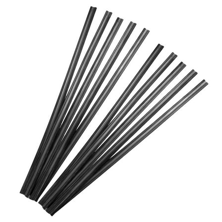 KALLORY 10 Pieces Car Windshield Wiper Rubber Refills for Enhanced Performance and Durability