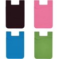 thumbnail image 1 of Cell Phone Card Wallet 4 Pcs Phone Wallet Phone Card Holder Cell Phone Case Adhesive for Stick on Adhesive Silicone Credit Card Holder Most Smartphones, 1 of 5