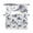 White, variant on Black Moon Night Swag Valances for Windows, Starry Evening Swag Curtains for Kitchen, Living Room, Small Window Treatments Drapes Curtains for Cafe, Bathroom, Bedroom, 56"x36"