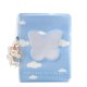 thumbnail image 1 of 3" Kpop Photo Card Holder 3" Mini Photo Album Butterfly Love Heart Hollow 40 Pockets Name Card Book Photo Fans Album with Pendant, 1 of 4