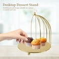 thumbnail image 3 of Pungan Cake Stand 3-Tier Bird Cage Pastry Rack Dessert Serving Stand for Wedding, Party, Home, 7.68 x 7.28 x 7.09 Inches, 3 of 10