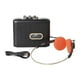thumbnail image 1 of Reproductor de casete compacto clásico Walkman robusto con auriculares grabador portátil Negro, 1 of 9