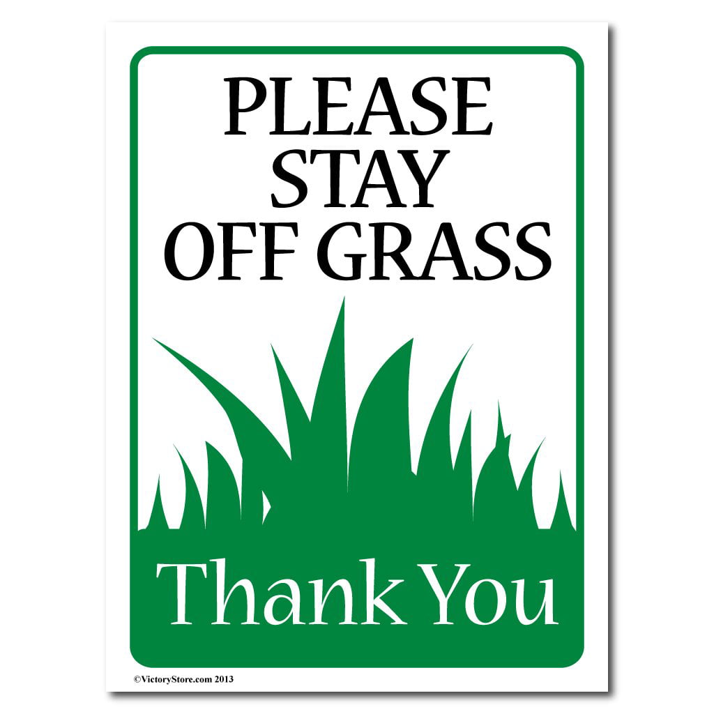 PLEASE KEEP OFF THE GRASS Lawn Sign FREE SHIPPING 