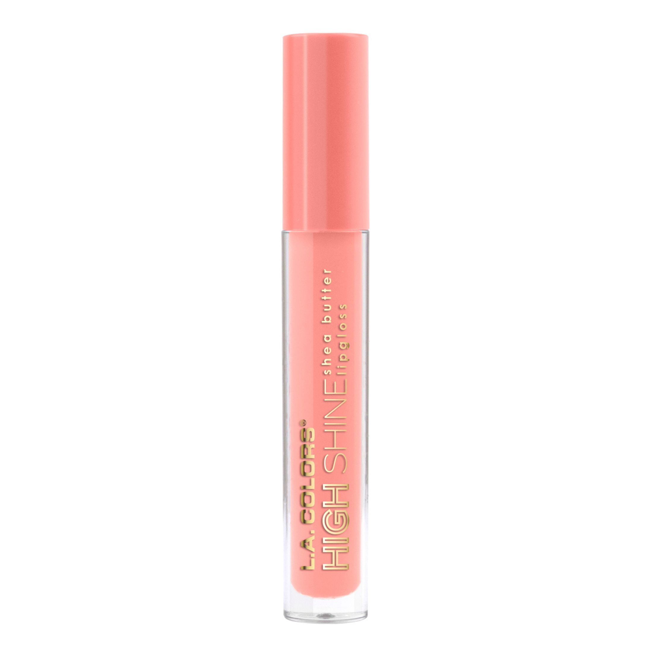 (3 pack) L.A. COLORS Moisturizing High Shine Shea Butter Non-Sticky Lipgloss, Baby Cakes, 0.14 fl oz