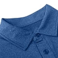 thumbnail image 6 of Ceisia Men's Slim Fit Short Sleeve Polo Shirt Simple Heathered Texture Spring Summer Shirt Gift, 6 of 8