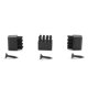 thumbnail image 2 of M Buder 3 Piezas Cepillos de Repuesto para Reposaflechas con 3 Tornillos para Tiro con Arco (1.7 x 1.5 x 0.7 cm / 0.66 x 0.59 x 0.27 inches), 2 of 9