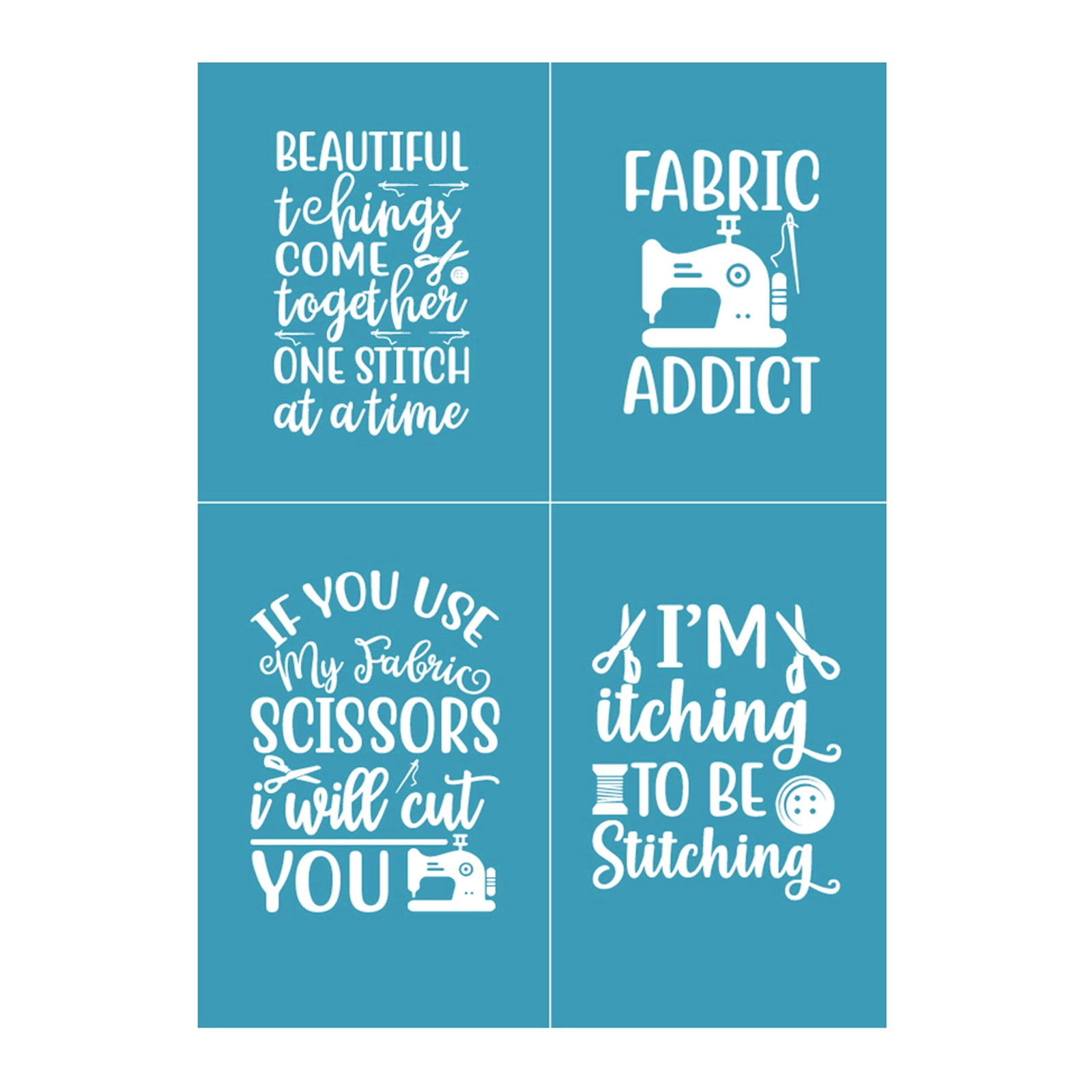 Handmade Self Adhesive Silk Screen Printing Stencil Mesh Transfers