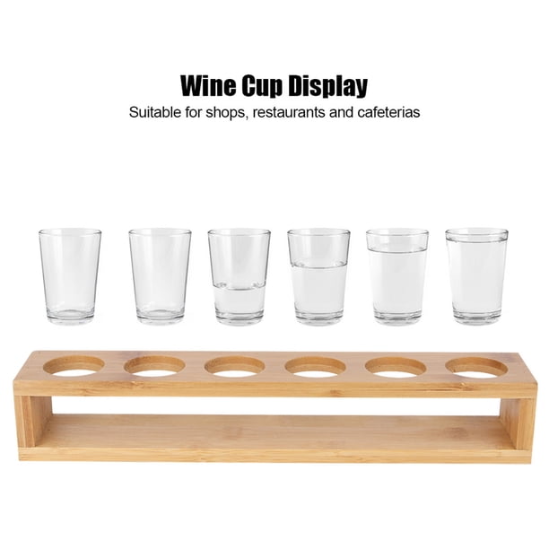 ESCRITO DE DE UNA SOLA, 6 Botellas, Estante para Copas de Vino, Soporte de Vidrio, Estante de Exposiciónis, Organizador