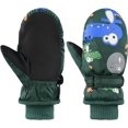 thumbnail image 2 of Toddler Winter Mittens Waterproof Boy Ski Gloves Warm Fleece Snow Mitten for Baby Boy Girl Cold Weather, 2 of 6